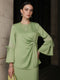 BAJU KURUNG KEDAH MODEN MARIETTE (KELLY GREEN)